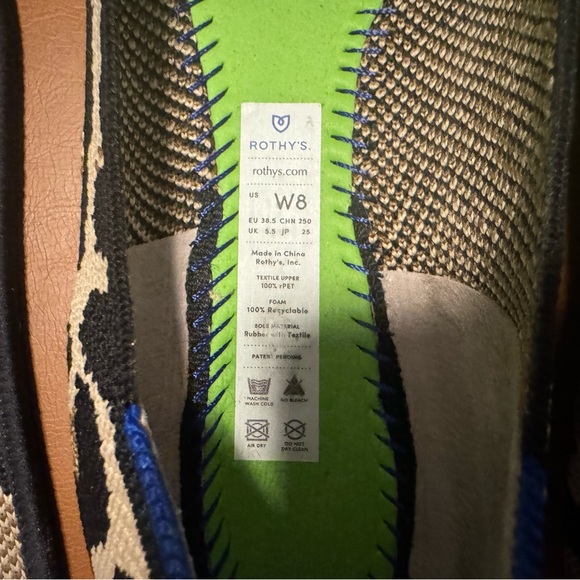 Rothy’s Square Toe Flats Size 8 - Picture 3 of 6
